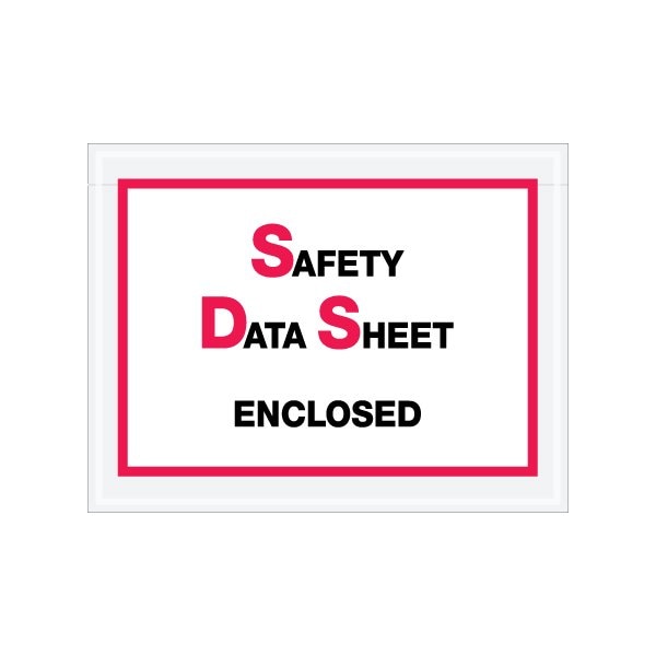 Bsc Preferred 6-1/2 x 5'' ''Safety Data Sheet Enclosed'' SDS Envelopes, 1000PK BUY00039576 - main